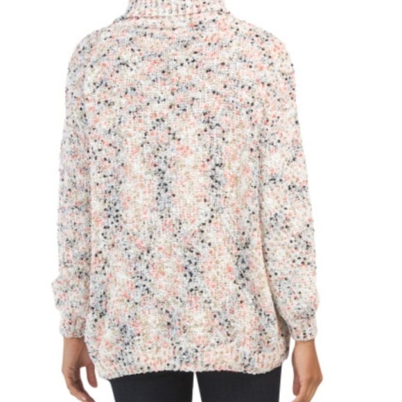 moon & madison Multicolor Cowl Neck Sweater - Picture 2 of 7